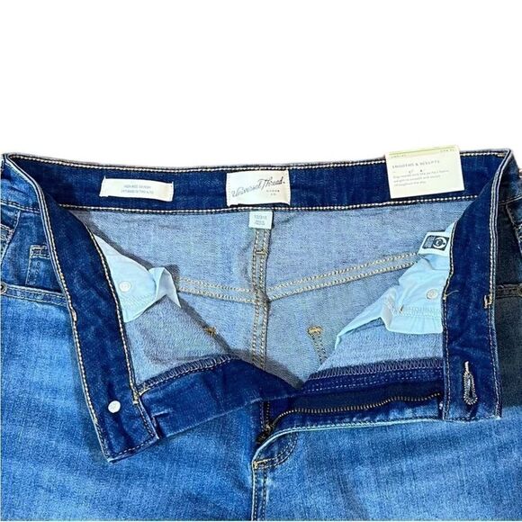 Universal Thread High Rise Skinny Denim Jeans With Patch, Size 12, NWT - Picture 5 of 12